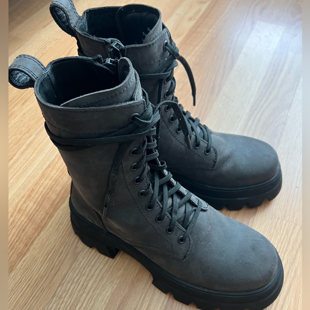 Thursday Boot Company Black Lace Up Boots